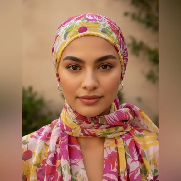 Cynthia Rowley Multicolor Floral Wrap - Picture 1 of 5